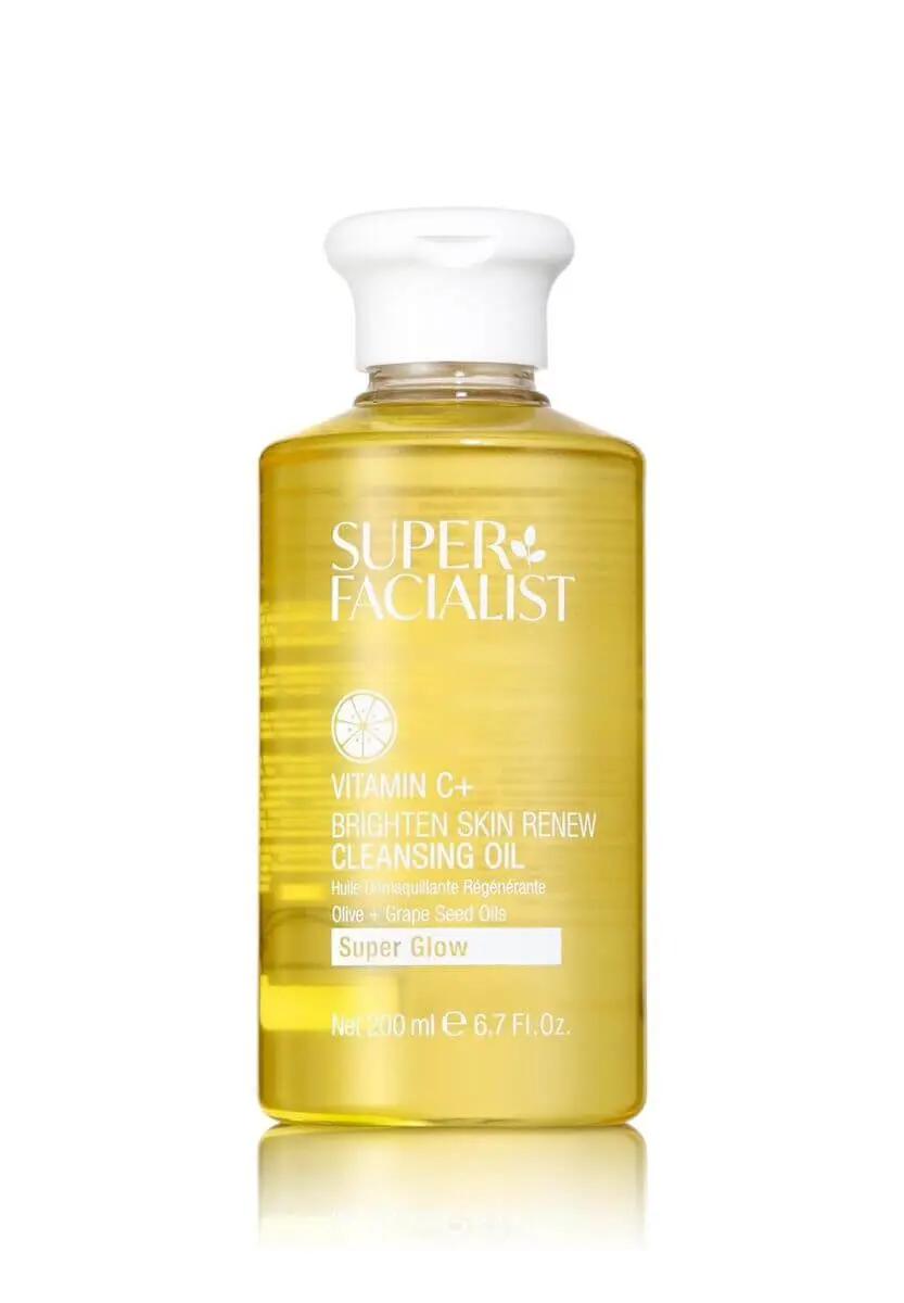 SUPER FACIALIST Huile nettoyante régénérante et éclaircissante à la vitamine C 200 ml