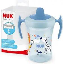 NUK Trainer Cup Zèbre 230ml antifuite 6 mois+