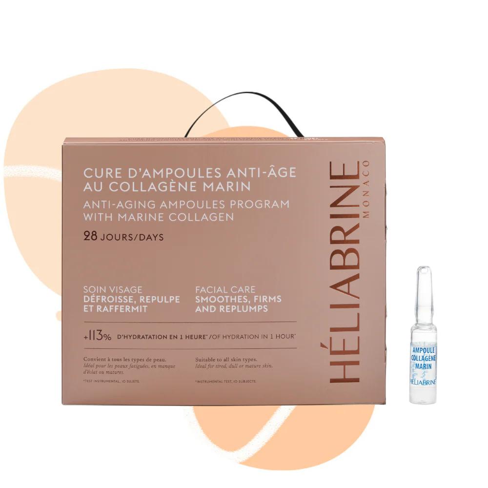 HELIABRINE CURE D'AMPOULES ANTI-AGE AU COLLAGENE MARIN 28 AMPOULE