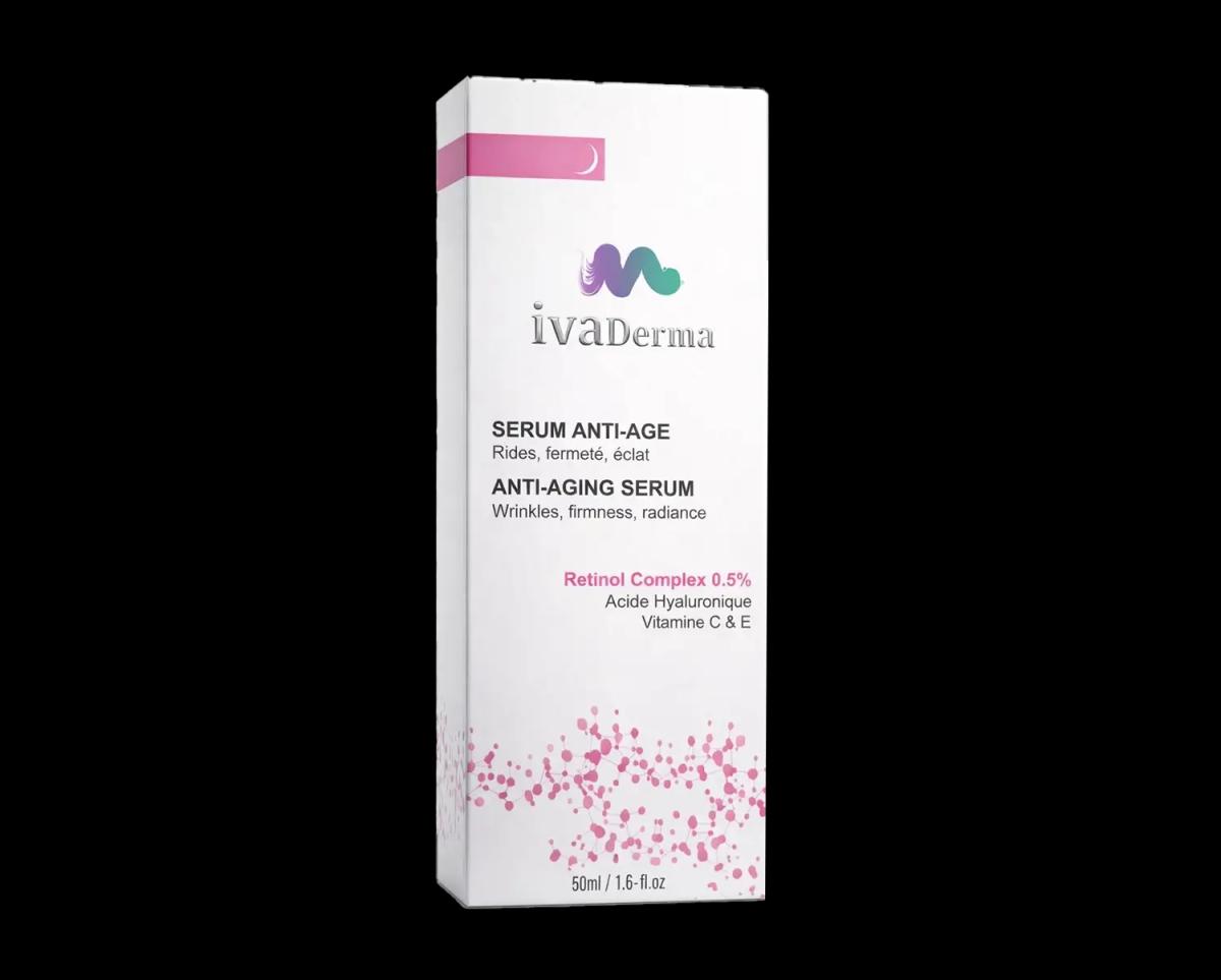 Ivaderma serum Anti-Âge au Rétinol 0,5 % Rides, Fermeté & Éclat 50 ml