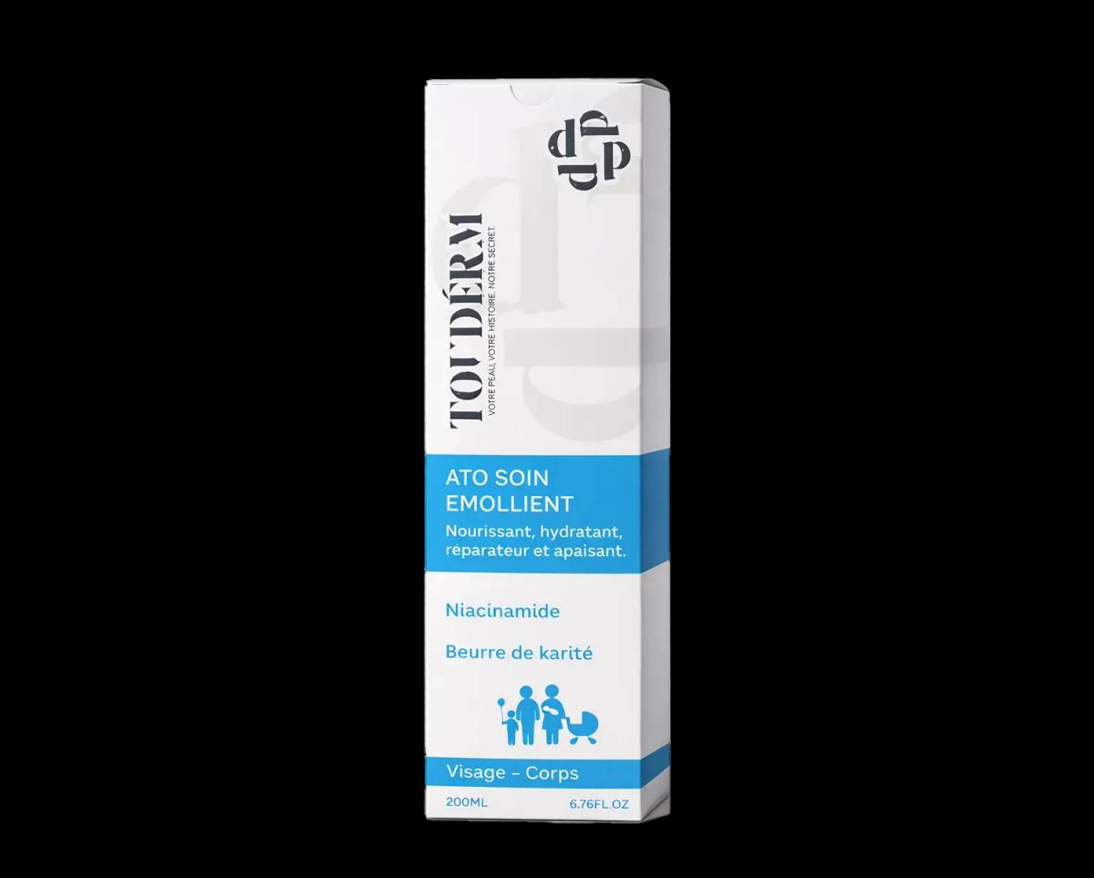 TOUDÉRM ATO Soin Emollient Hydratant Visage & Corps 200ml