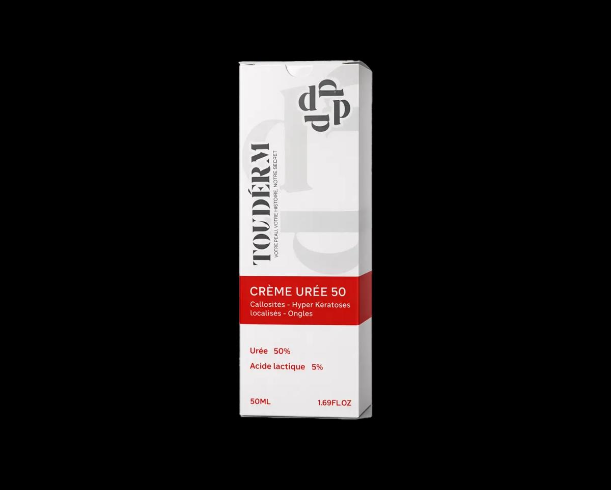 TOUDÉRM Crème Urée 50% Soin Intensif Anti-Callosités et Hyperkératose 50ml