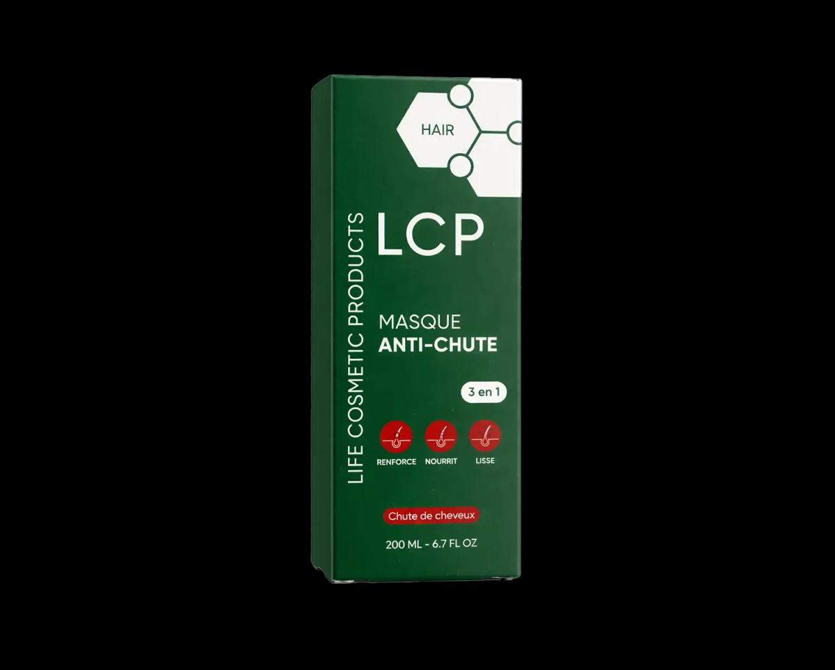 LCP Anti-Chute Routine Complète Shampoing + Masque + Lotion 3 en 1 pour la Chute de Cheveux