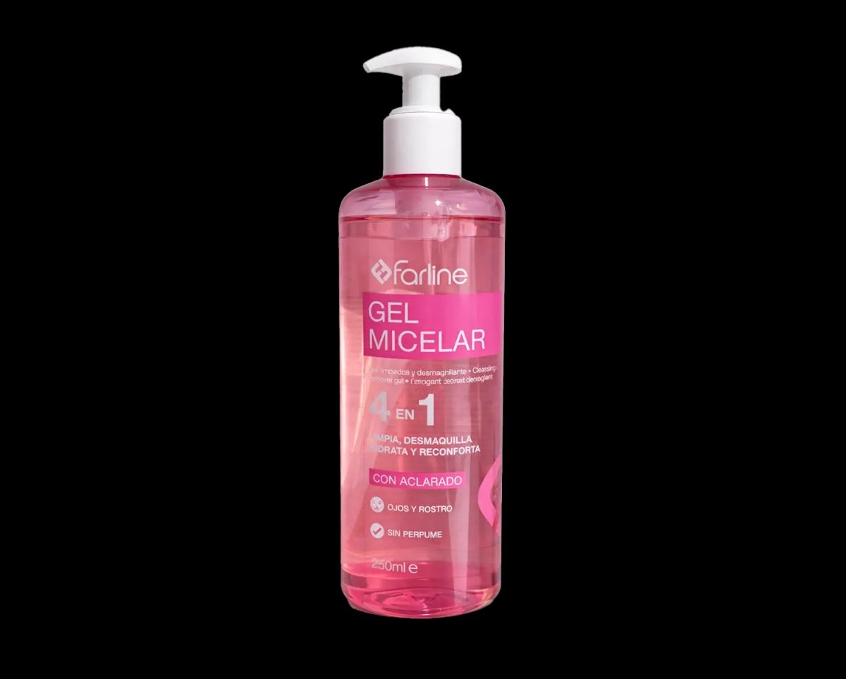 Farline Gel Micellaire Nettoyant et Démaquillant 4 en 1 250 ml