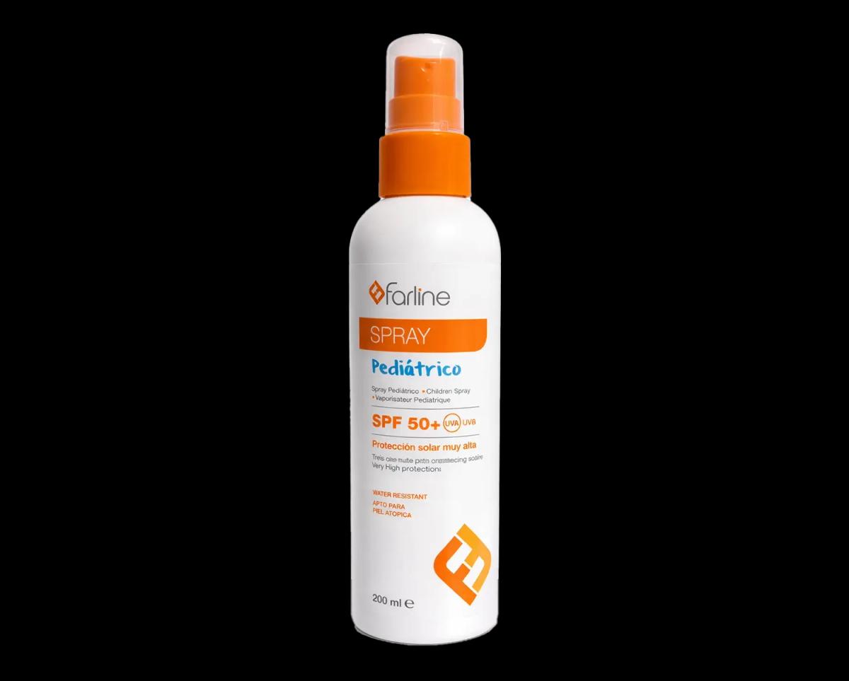 Farline Spray Solaire Pédiatrique SPF 50+ Très Haute Protection 200 ml