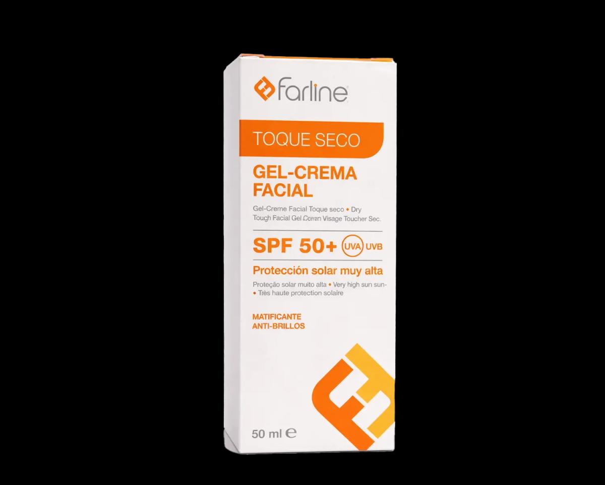 Farline Gel-Crème Facial Toque Seco SPF 50+ Protection Solaire Très Haute Matifiante 50 ml