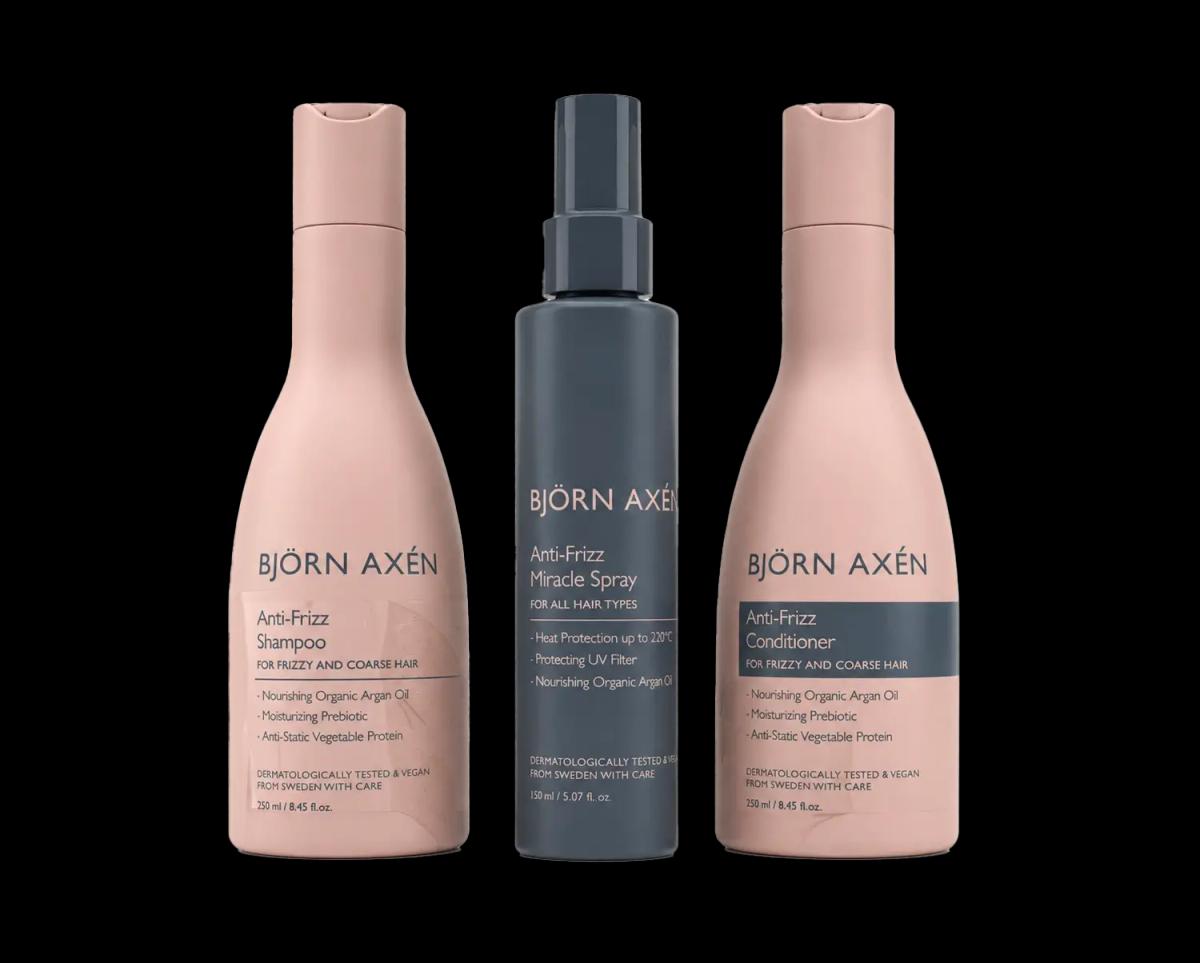 BJORN AXEN Shampooing + Après-Shampooing + Spray Protecteur