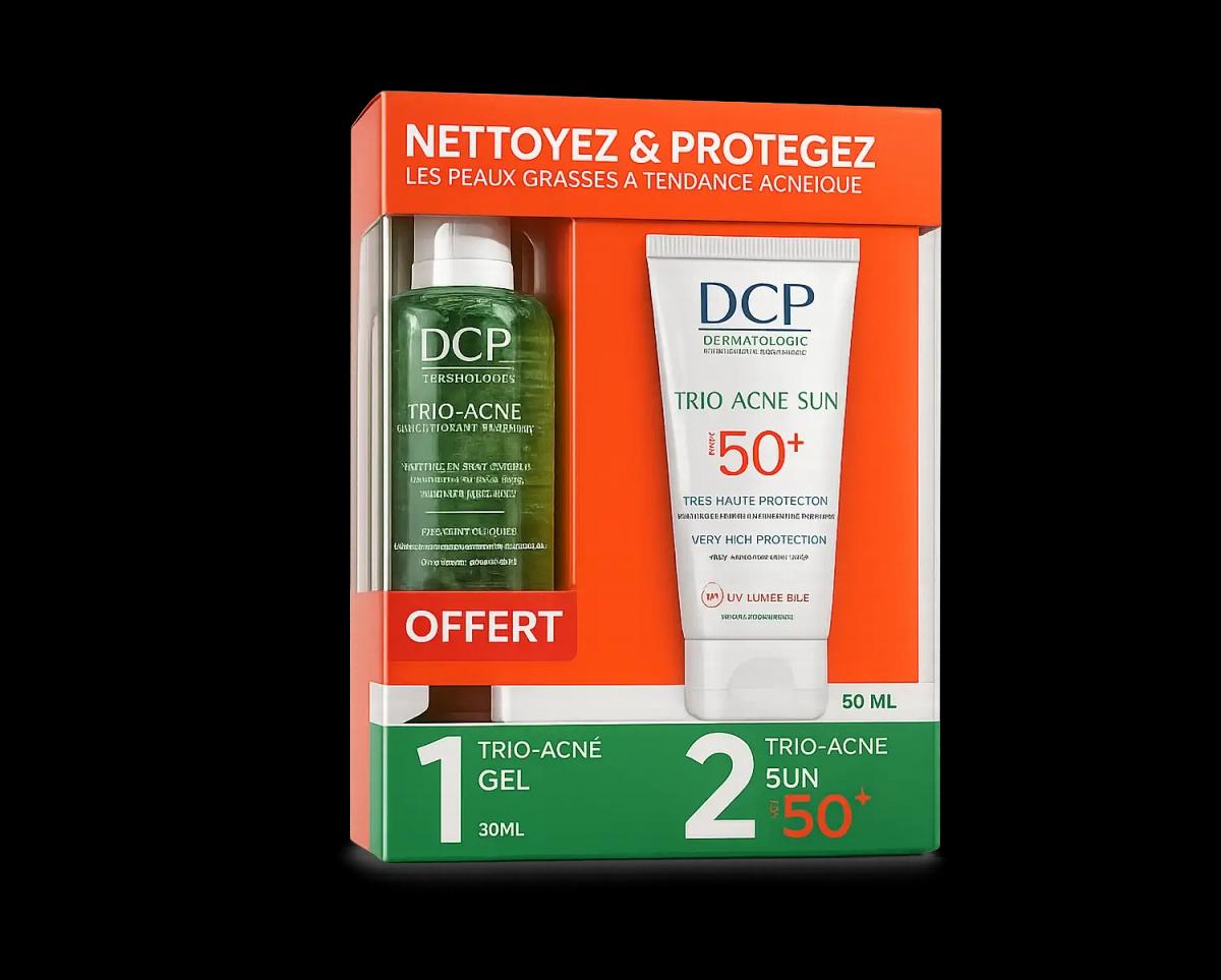 DCP Trio-Acné Sun SPF50+ & Gel Nettoyant