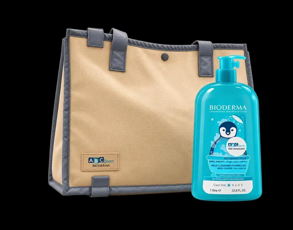 Bioderma ABCDerm Gel Moussant 1L + Sac Bébét
