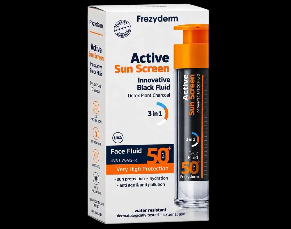 Frezyderm Active Sun Screen Face Fluid SPF 50+
