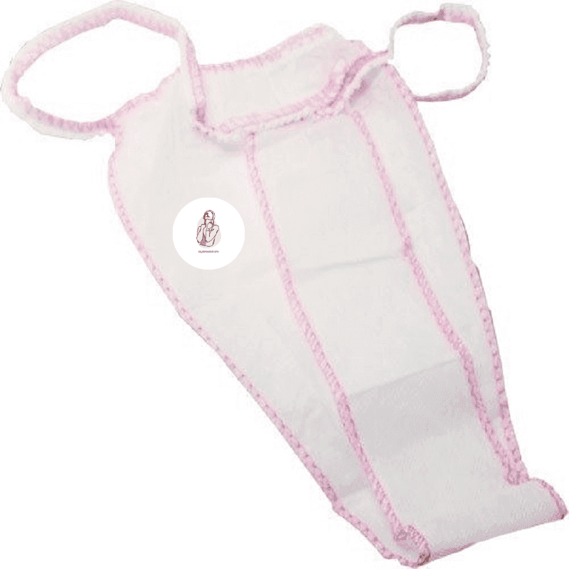 String Jetable Femme x100 Non-Tissé Blanc