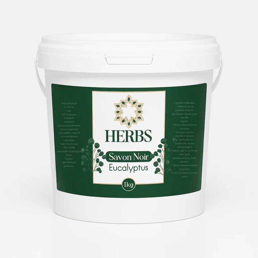 SAVON NOIR À L'EUCALYPTUS 1KG