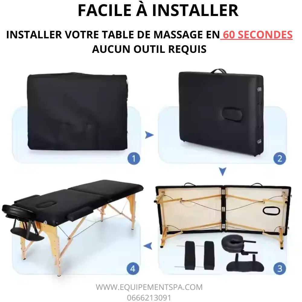 TABLE MASSAGE PLIANTE