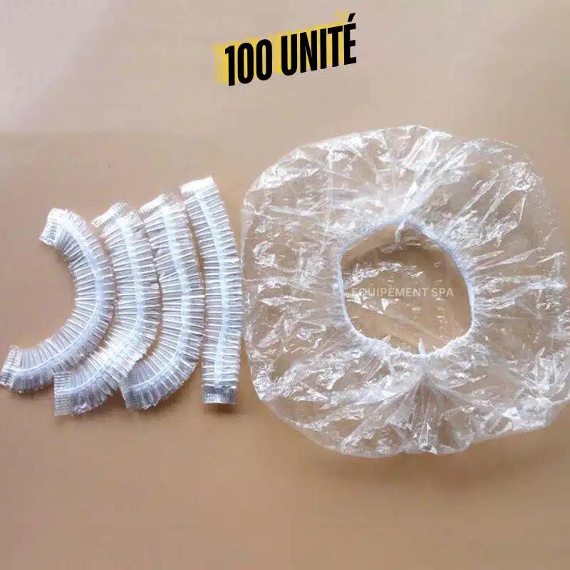 Pack Bonnet Plastique Cheveux X 100 unit