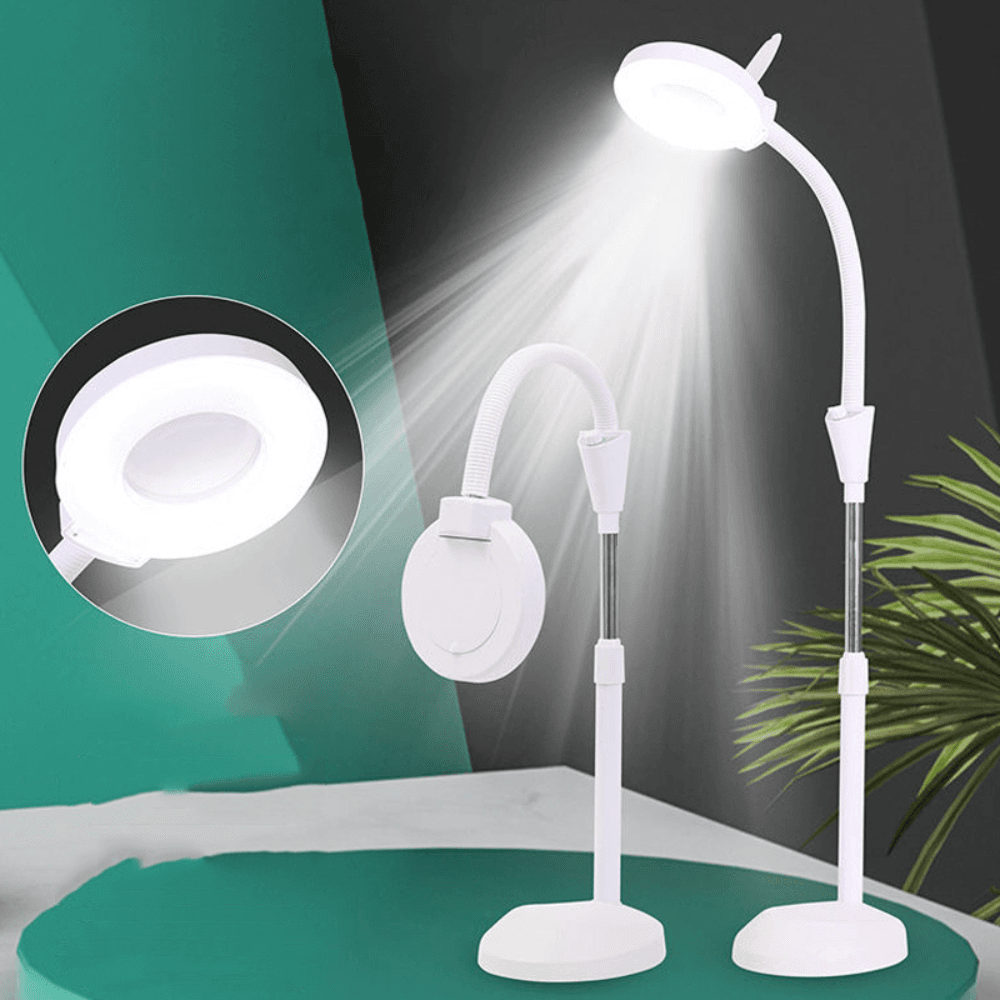 LAMPE LOUPE LED SUR PIED PROFESSIONNELLE