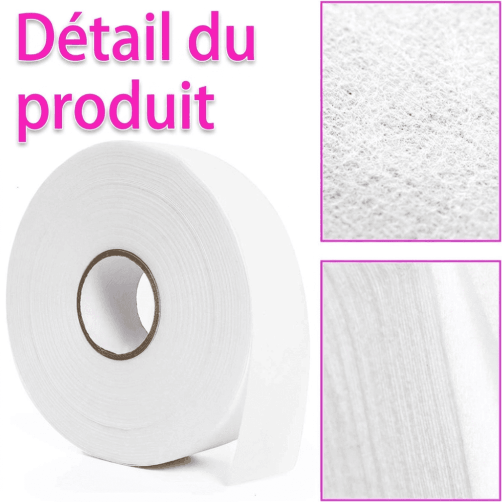 Rouleau de Cire Épilation Non Tissé 7cm x 100m