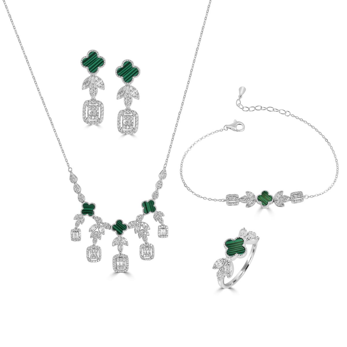 Ensemble Parure Trèfle Royal