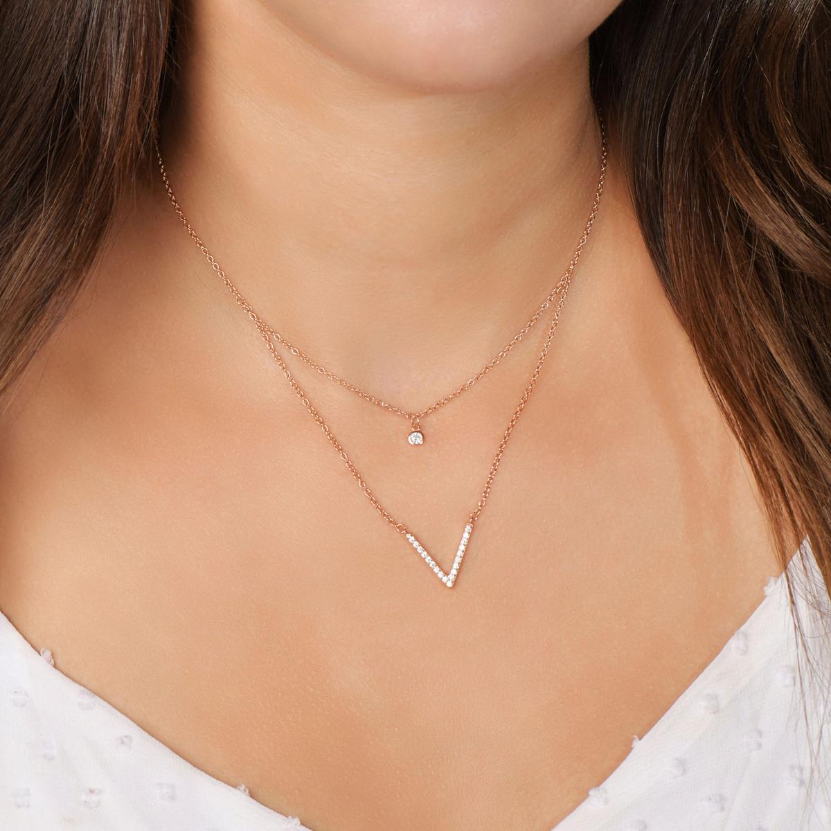 Collier Double Chaines