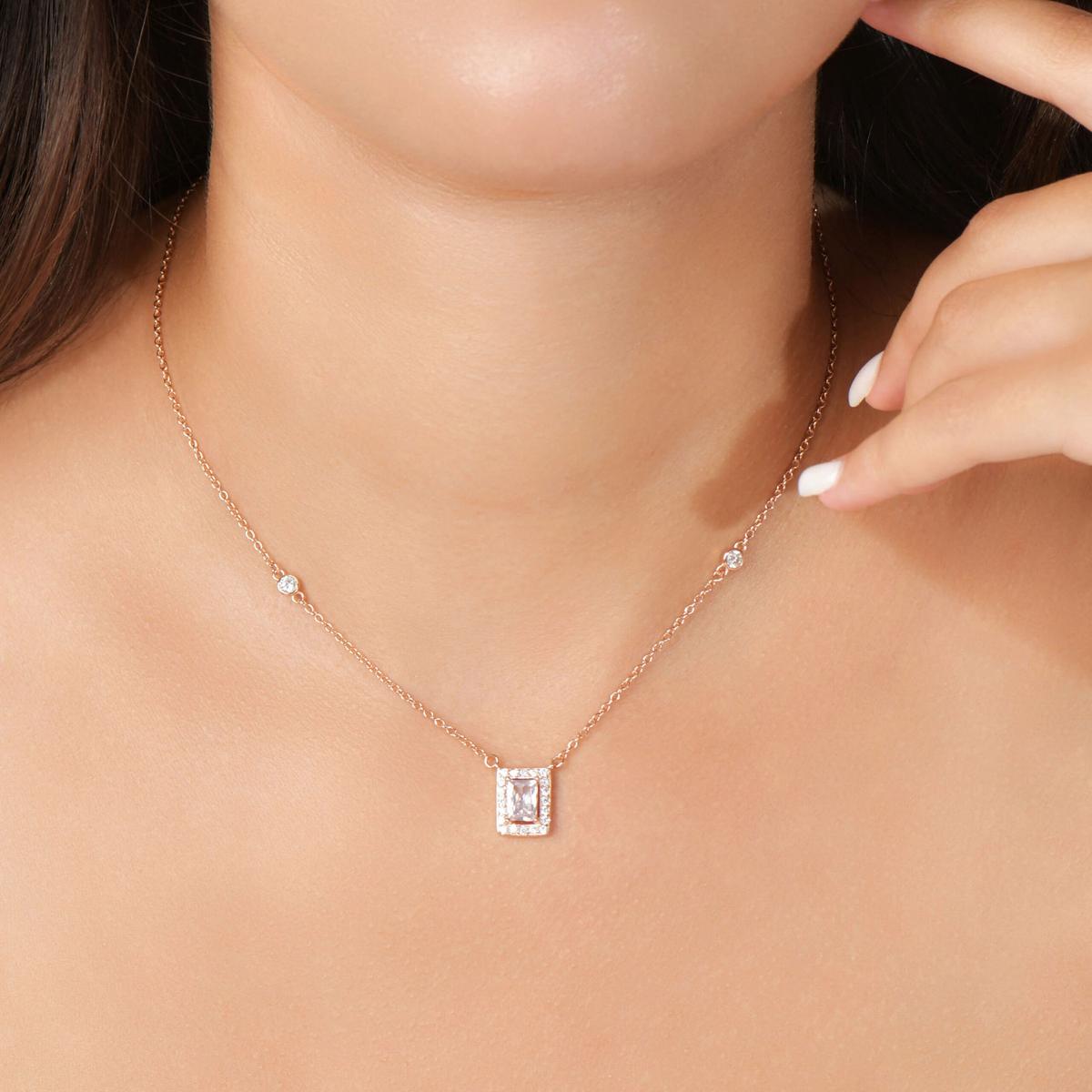 Collier Cristale rectangulaire