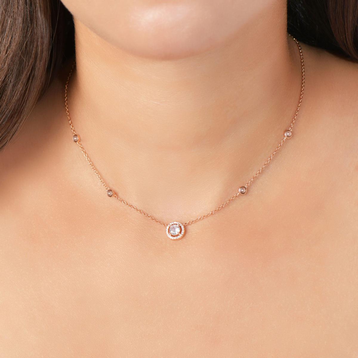 Collier Cristale rond