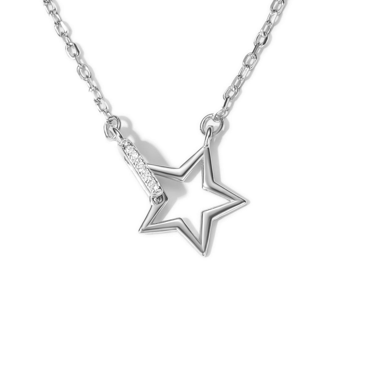 Collier étoile avec anneau