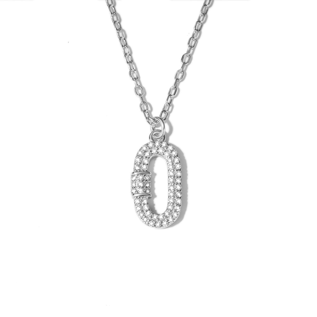 Collier Maillon Serti