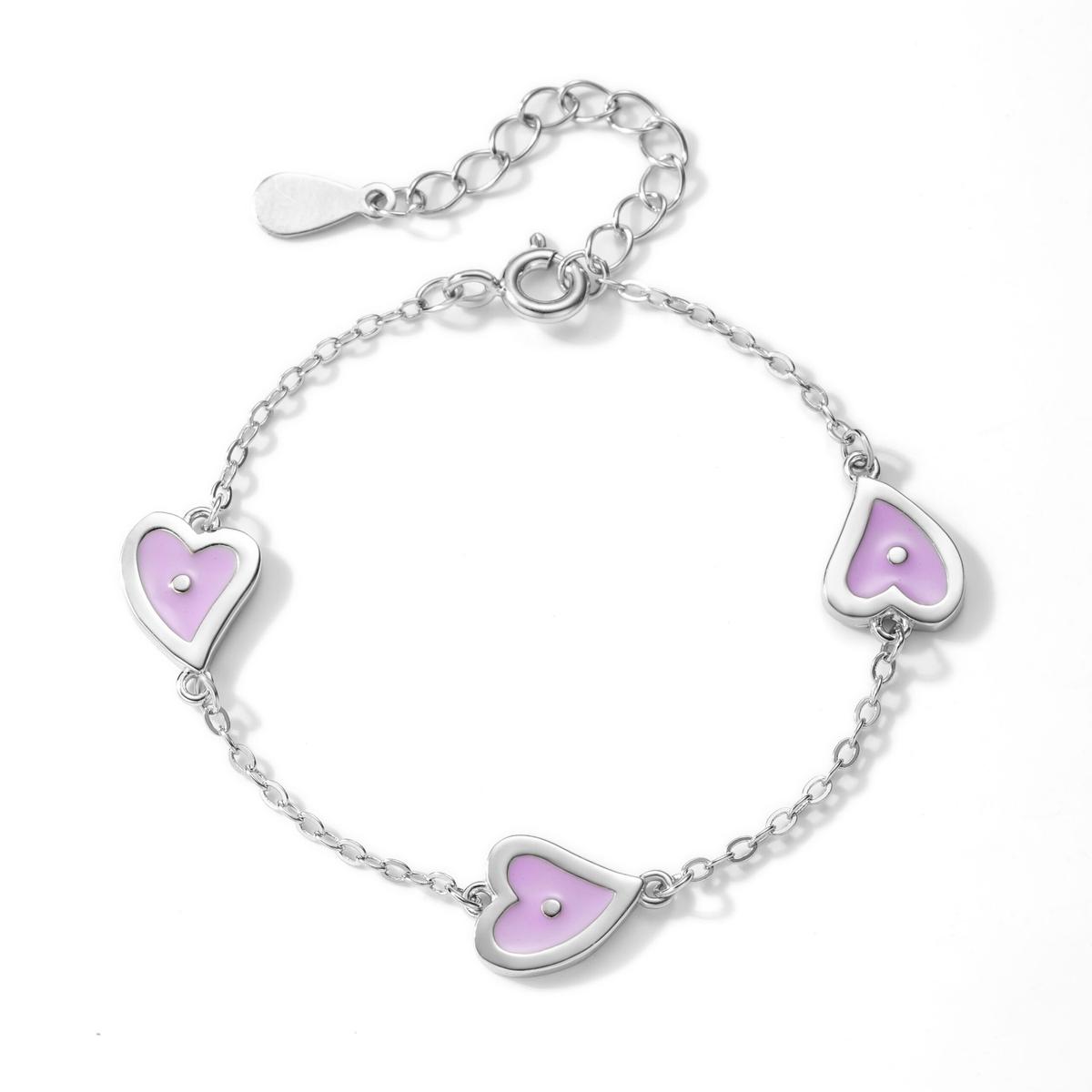 Bracelet Cœurs coloré