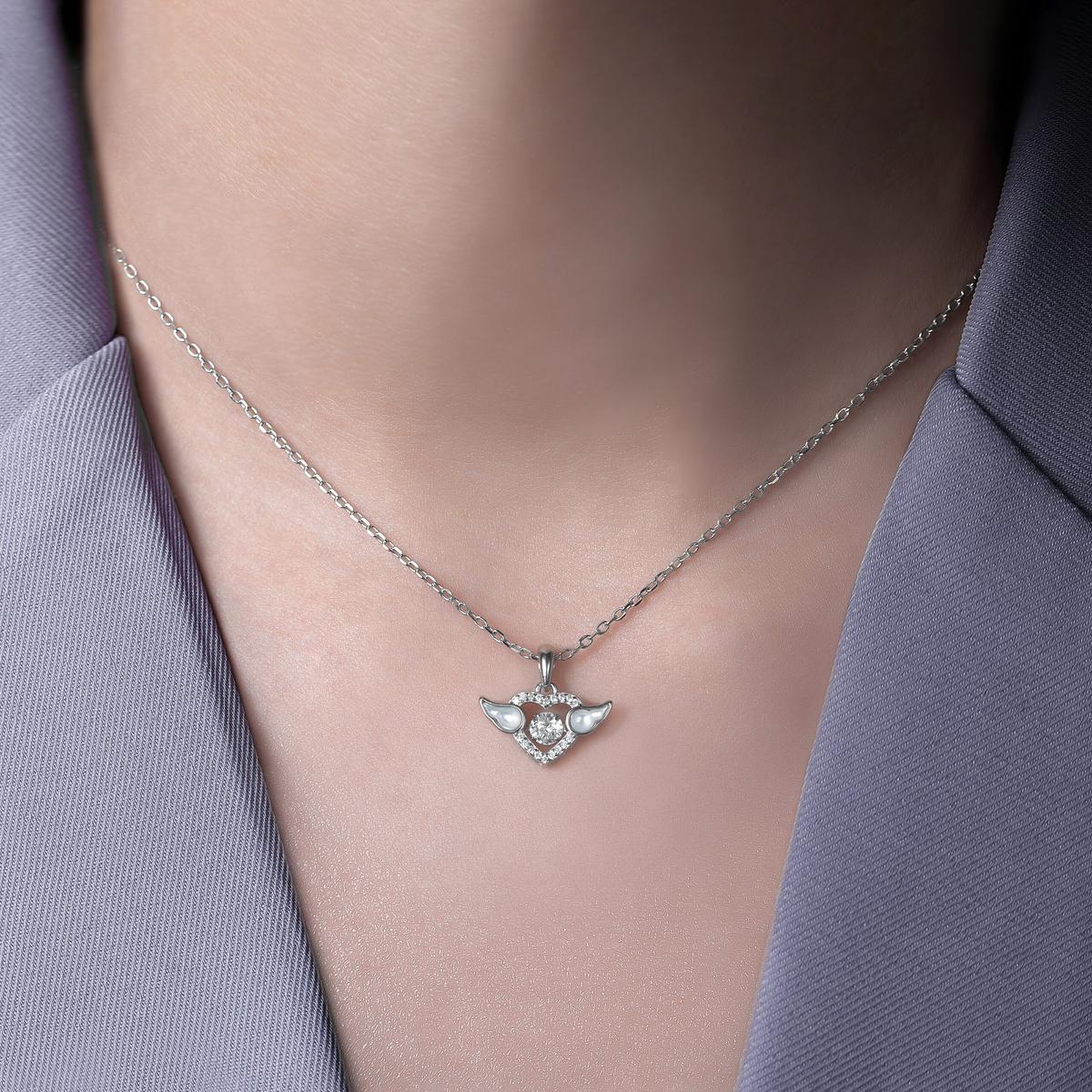 Collier Cœur Ailé