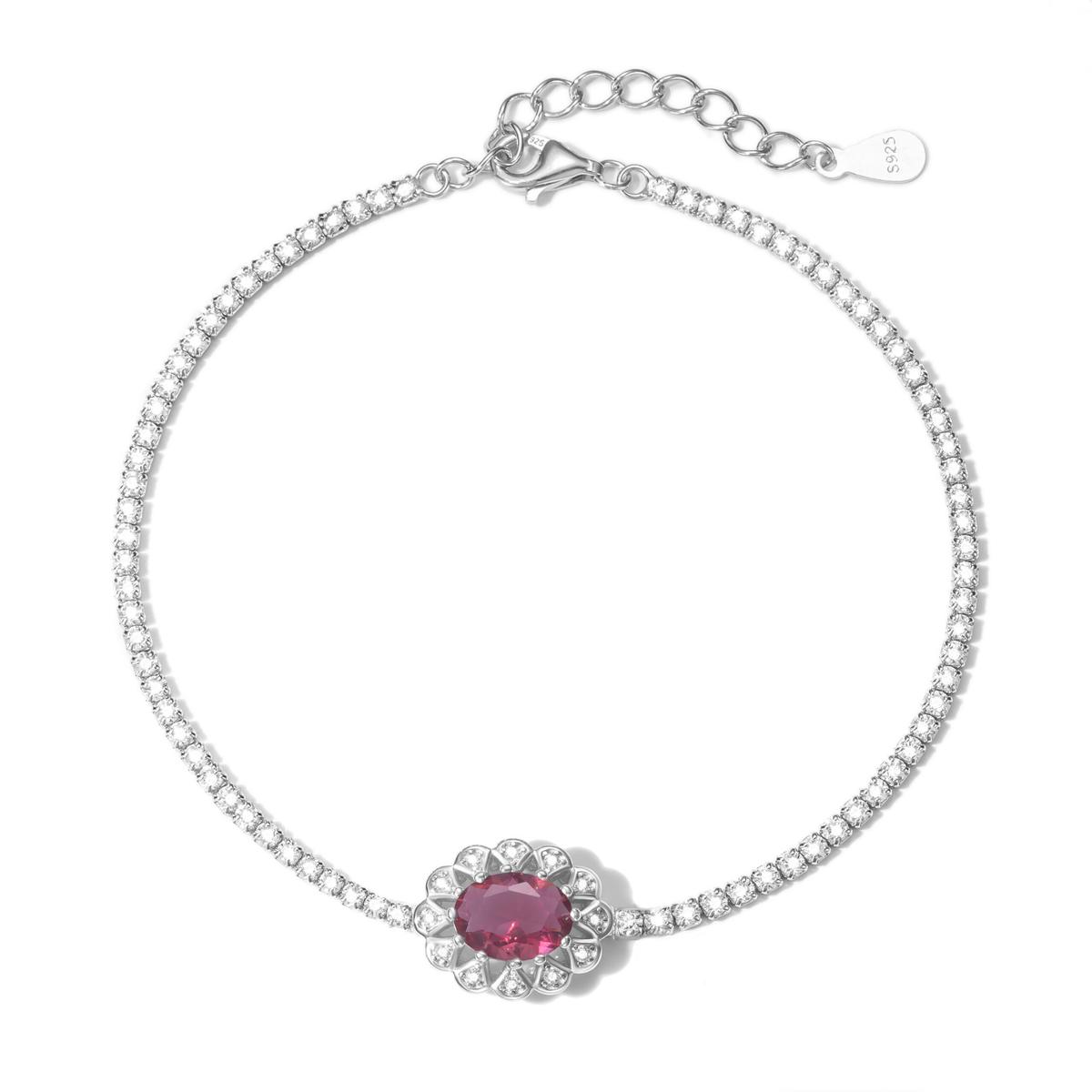 Bracelet Unique Rubis