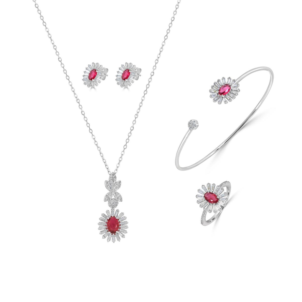 Parure Rubis Éclat Royal