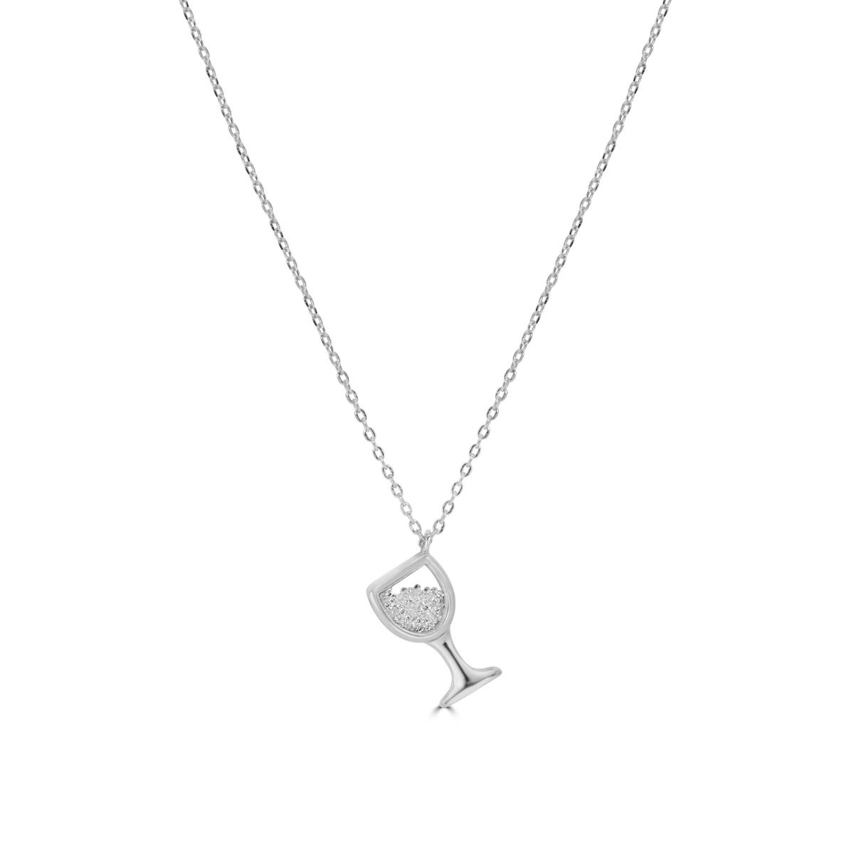 Collier Khmissa « Talisman de Brillance » Argent 925 Pur & Serti