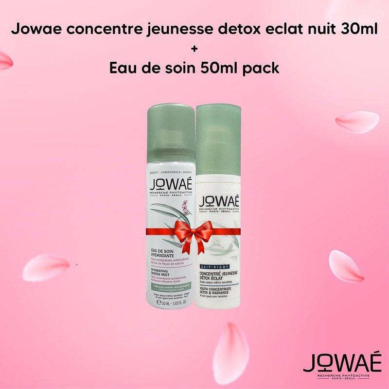 Jowaé Nuit Concentré Jeunesse Détox Éclat 30 ml