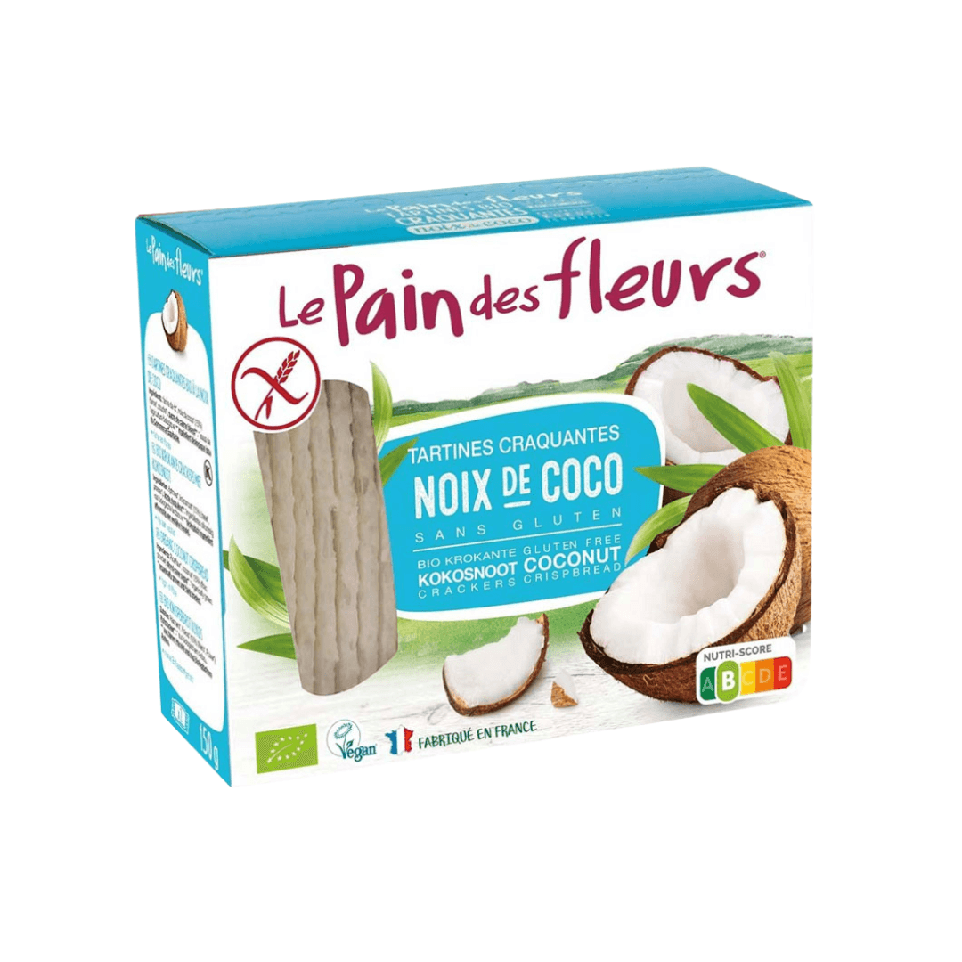 Tartines craquantes à la noix de coco sans gluten 150g