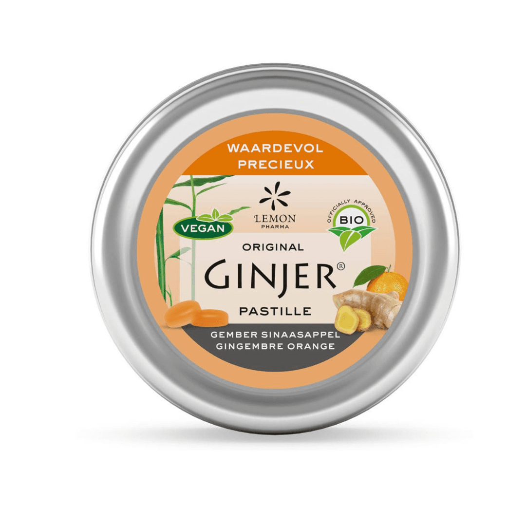 Ginjer Pastilles Gingembre & Orange Bio Lemon Pharma