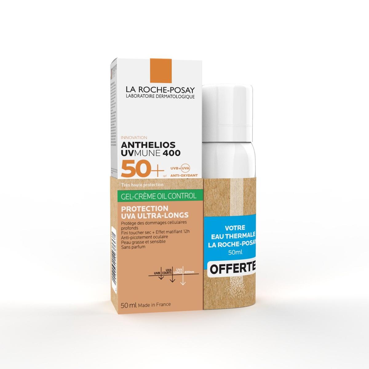 La Roche-Posay Anthelios XL Crème Solaire Matifiante Teintée SPF50+ = Eau Thermale 50ml Offerte