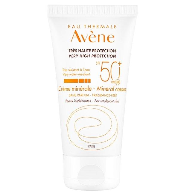Avène Eau Thermale Ecran Solaire Crème Minéral Spf 50+ 50ml