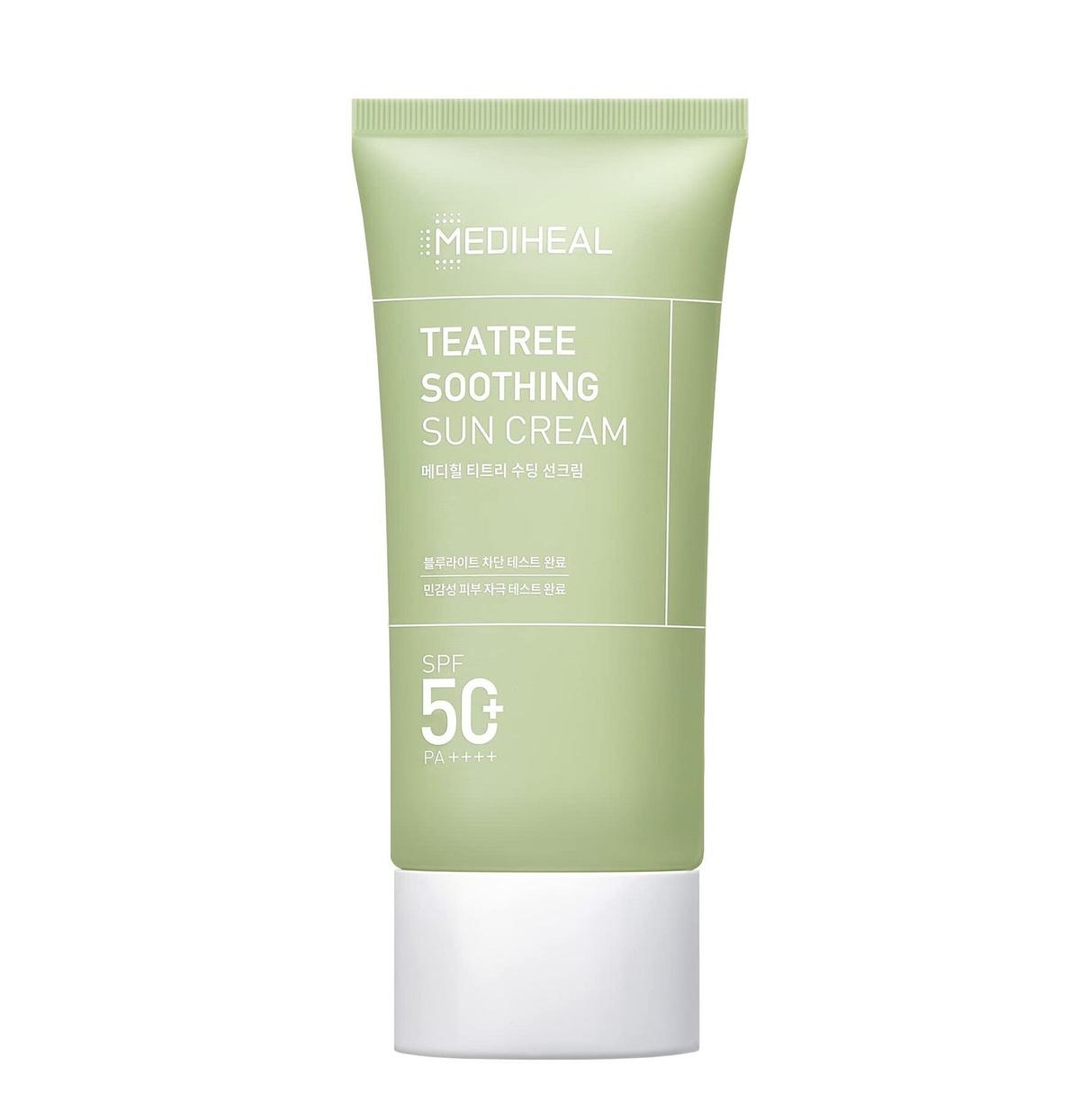 MEDIHEAL Teatree Soothing Sun Cream Ecran 50 ml