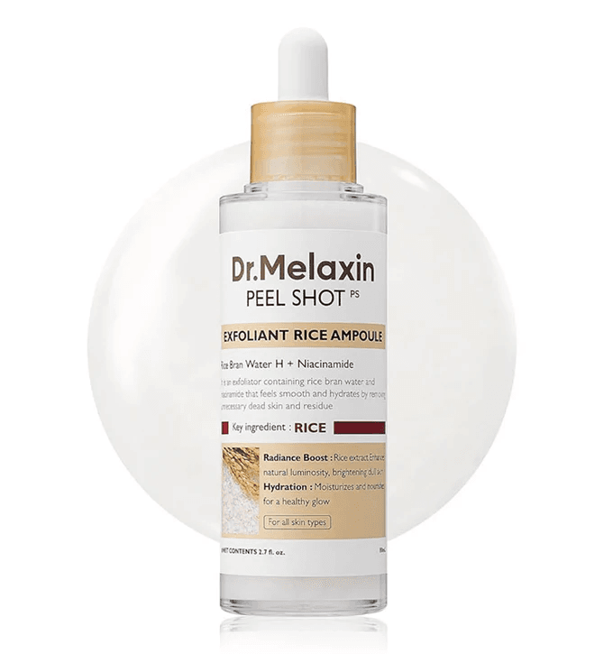 Dr.Melaxin Peel Shot Exfoliating White Rice Ampoule 80ml