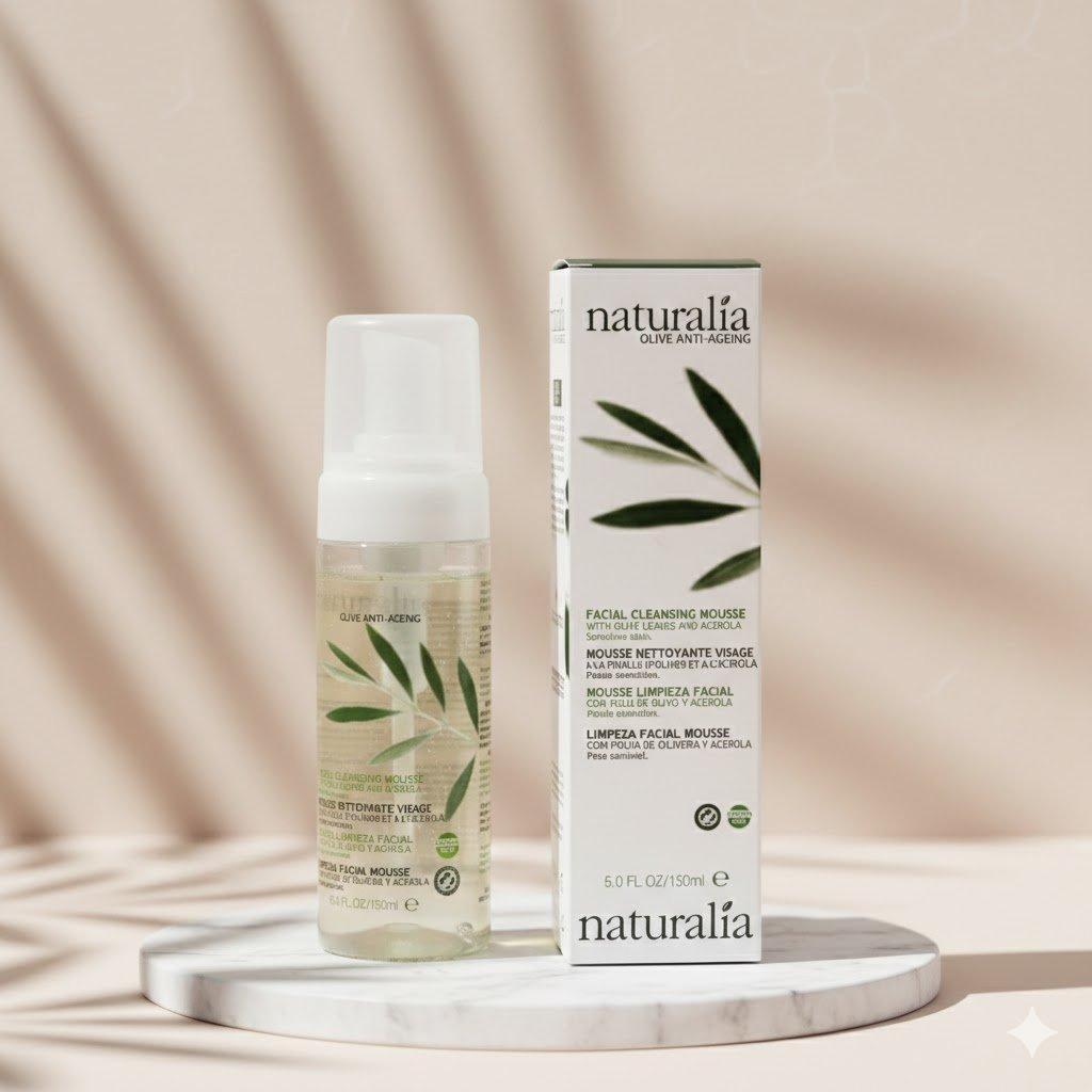 NATURALIA OLIVE MOUSSE NETTOYANTE ANTI-ÂGE VISAGE 150ML