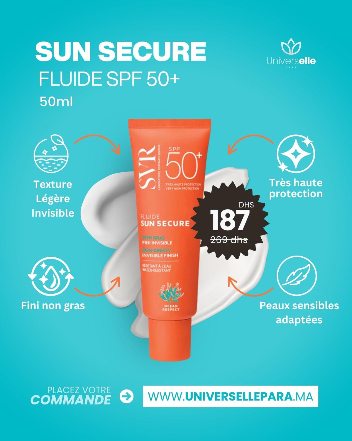 SVR Sun Secure Fluide SPF 50+ 50ml