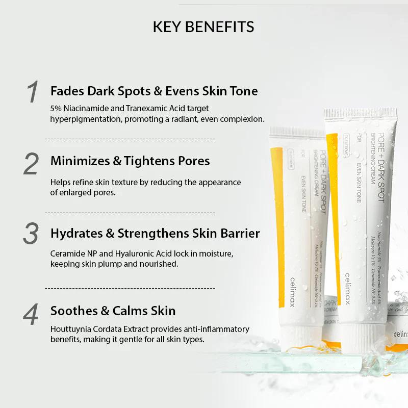 Celimax Pore+Dark Spot Brightening Cream Crème 35 ml