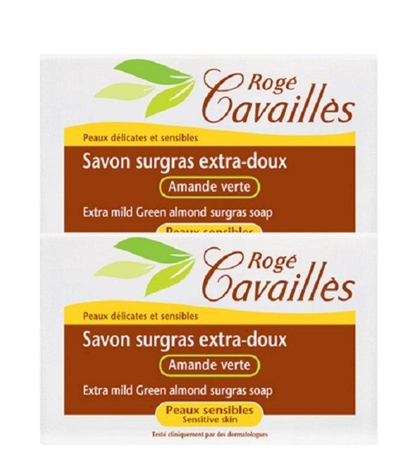 Roge Cavailles Rogé Cavaillès Savon surgras extra doux amande verte 3+1*250g pack