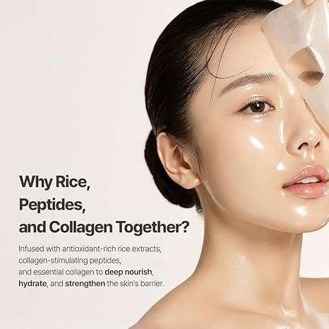 Nacific Rice Pepta Collagen Gel Mask Masque Visage 35g