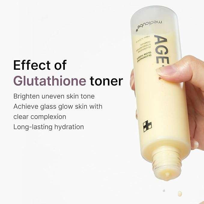 Medicube AGE-R Glutathione Glow Toner Lotion tonique 140ml