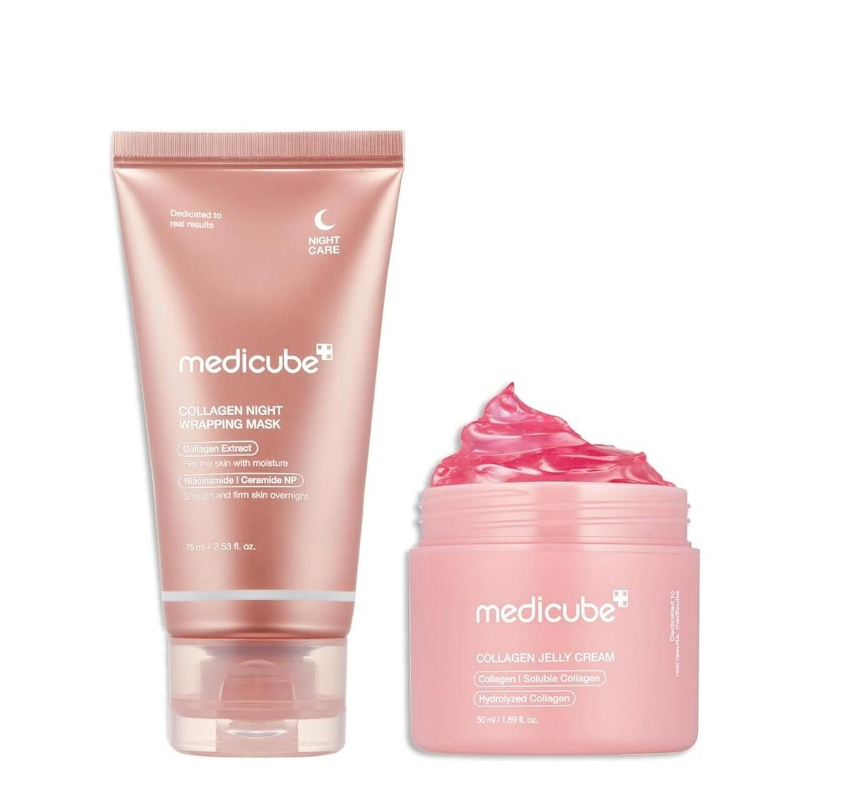 Medicube Collagen Glow Night Duo Masque et crème visage Exclusive Kit