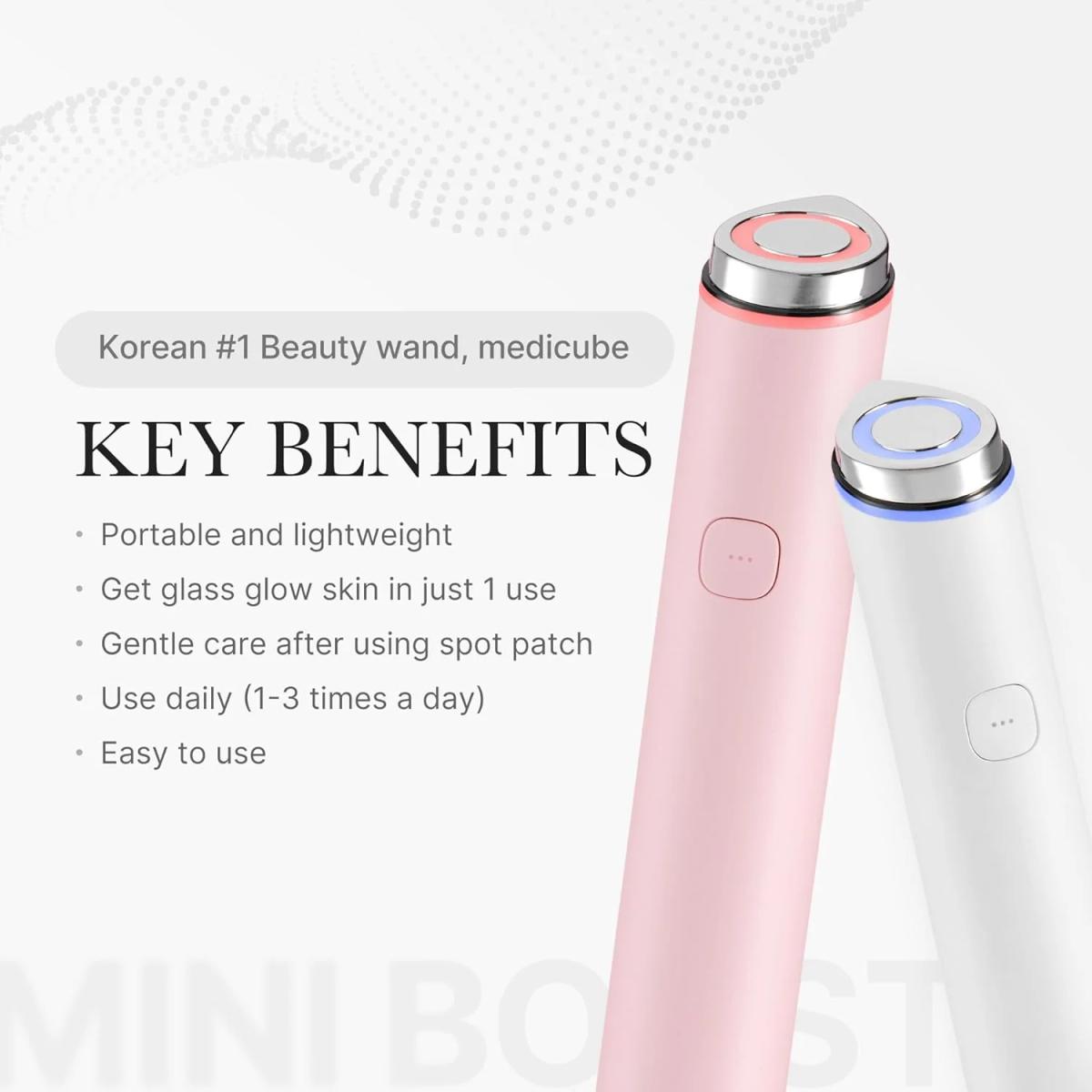 Medicube AGE-R Booster Pro Mini Plus Beige Mini appareil multifonction édition beige