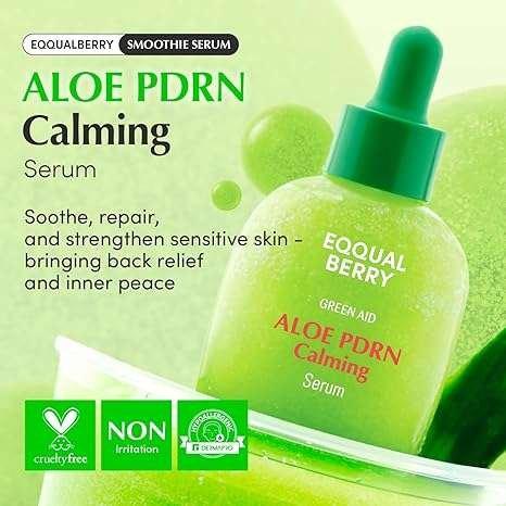 EQQUALBERRY Aloe PDRN Calming Serum Pack of 2 Sérum visage Exclusive Kit