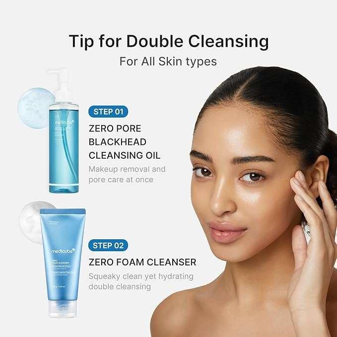 Medicube Zero Pore Blackhead Deep Cleansing Oil Huile Nettoyante 205ml