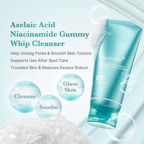 Medicube Azelaic Acid Niacinamide Deep Clean Foam Cleanser 120g