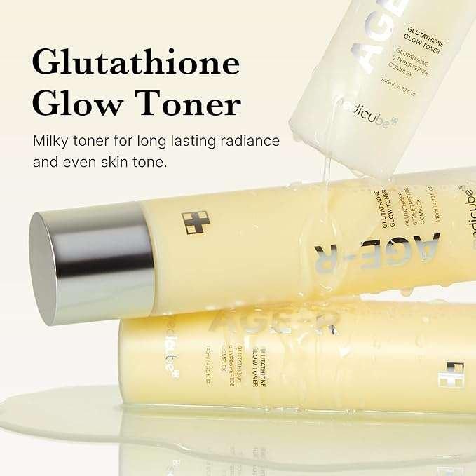 Medicube AGE-R Glutathione Glow Toner Lotion tonique 140ml
